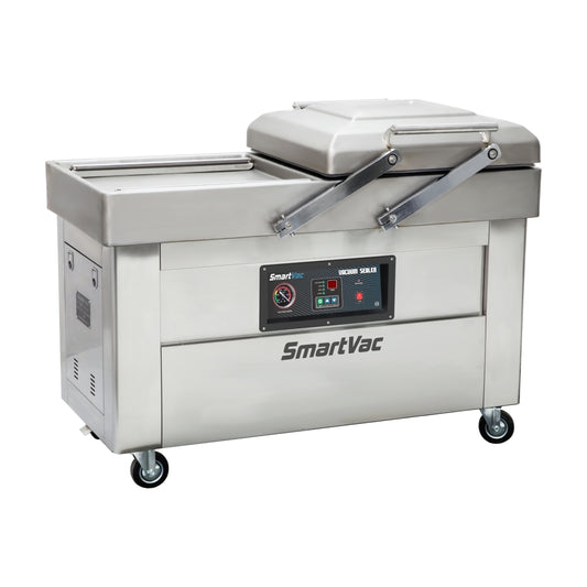 Vacuum pack machine alternating chambers with gas flush (SMARTVAC) - Catering
