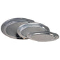 SERVING PLATTER OVAL S/STEEL - 500MM (Global)