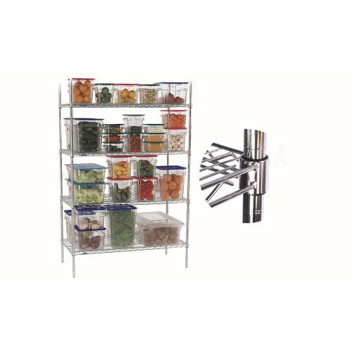 SHELVING UNIT - SHELF WITH CLIPS - 1510MM (Global)
