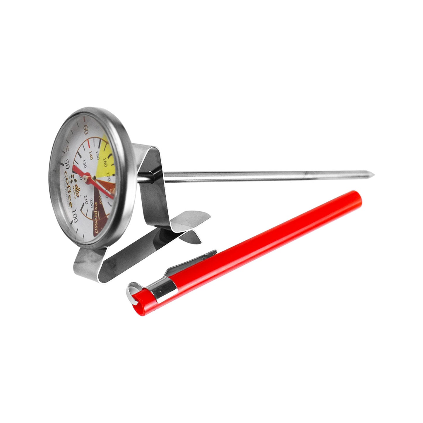 THERMOMETER COFFEE 125mm-COFFEE, CAPPUCCINO, MILK THERMOMETER
