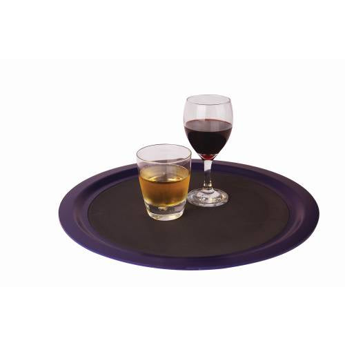TUFF TRAY ROUND 400 MM- (BLUE) (NON-SLIP) (Tuff Tray)