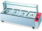 GATTO TABLE MODEL BAIN MARIE C/W SNEEZEGUARD- INCLUDES 4 X GN1/2 INSERTS + LIDS - Catering