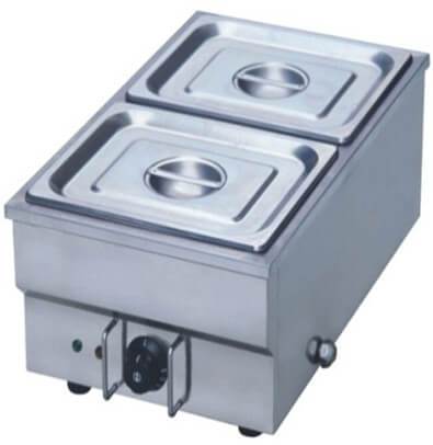 GATTO TABLE MODEL BAIN MARIE - INCLUDES INSERTS + LIDS- 2 X GN1/2 - Catering