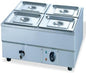 GATTO TABLE MODEL BAIN MARIE - INCLUDES INSERTS + LIDS- 4 X GN1/2 - Catering