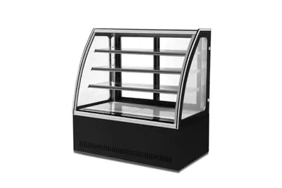 PACIFIC CURVED GLASS DISPLAY- COLD- 900W X 740D X 1360H
