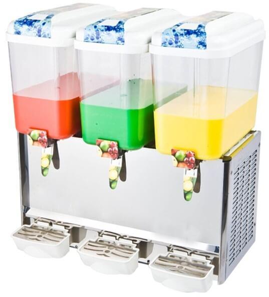 PACIFIC TRIPLE TANK REFRIGERATED JUICE DISPENSER 12L - Catering