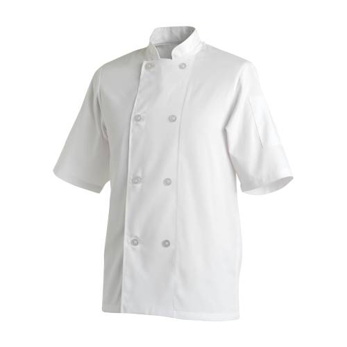 CHEFS UNIFORM JACKET BASIC SHORT - X SMALL (Chef Equip)