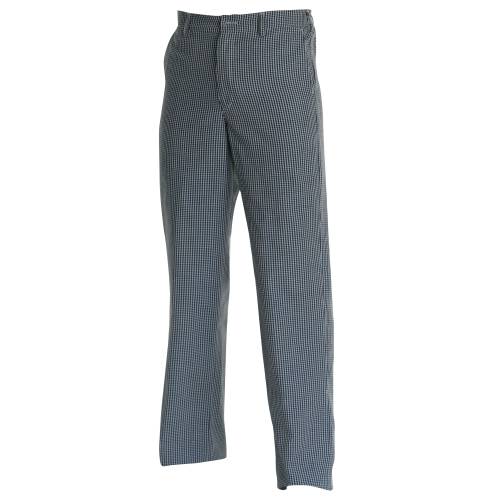 CHEFS UNIFORM - TROUSERS BLUE CHECK - XX LARGE (Chef Equip)