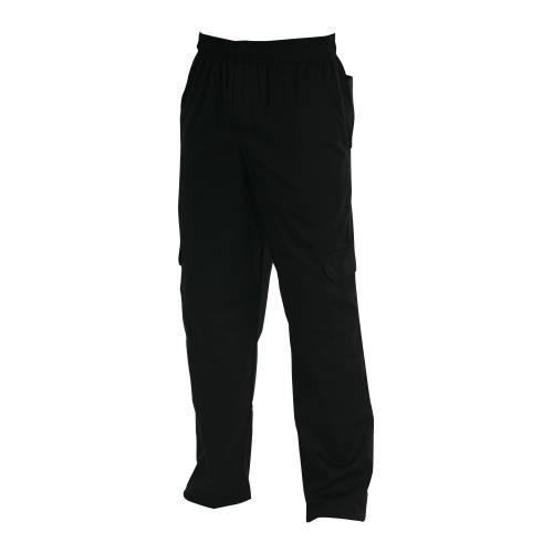 CHEFS UNIFORM - CARGO'S BLACK - MEDIUM (Chef Equip)