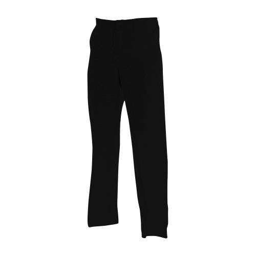 CHEF UNIFORM - TROUSERS BLACK ZIP - MEDIUM (Chef Equip)