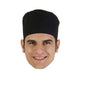 CHEFS UNIFORM - BLACK POLY COTTON BEANIE (Chef Equip)