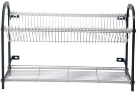 GATTO 800 WALL MOUNT CROCKERY RACK 38 PLATES + CUP RACK