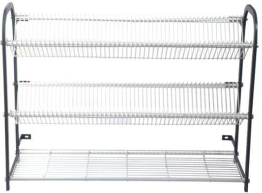 GATTO 1100 WALL MOUNT CROCKERY RACK 3 TIER 106  PLATES + CUP RACK