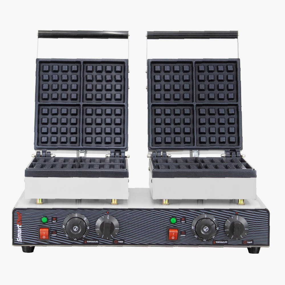 Belgian Waffle Baker – Double (SMARTCHEF) - Catering