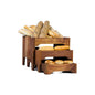 WOOD THREE TIER BREAD STAND (395 X 395 X 330MM - COMPLETE) INFINITI (Infiniti) - Catering