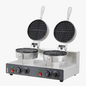 Round Waffle Baker – Double (SMARTCHEF) - Catering