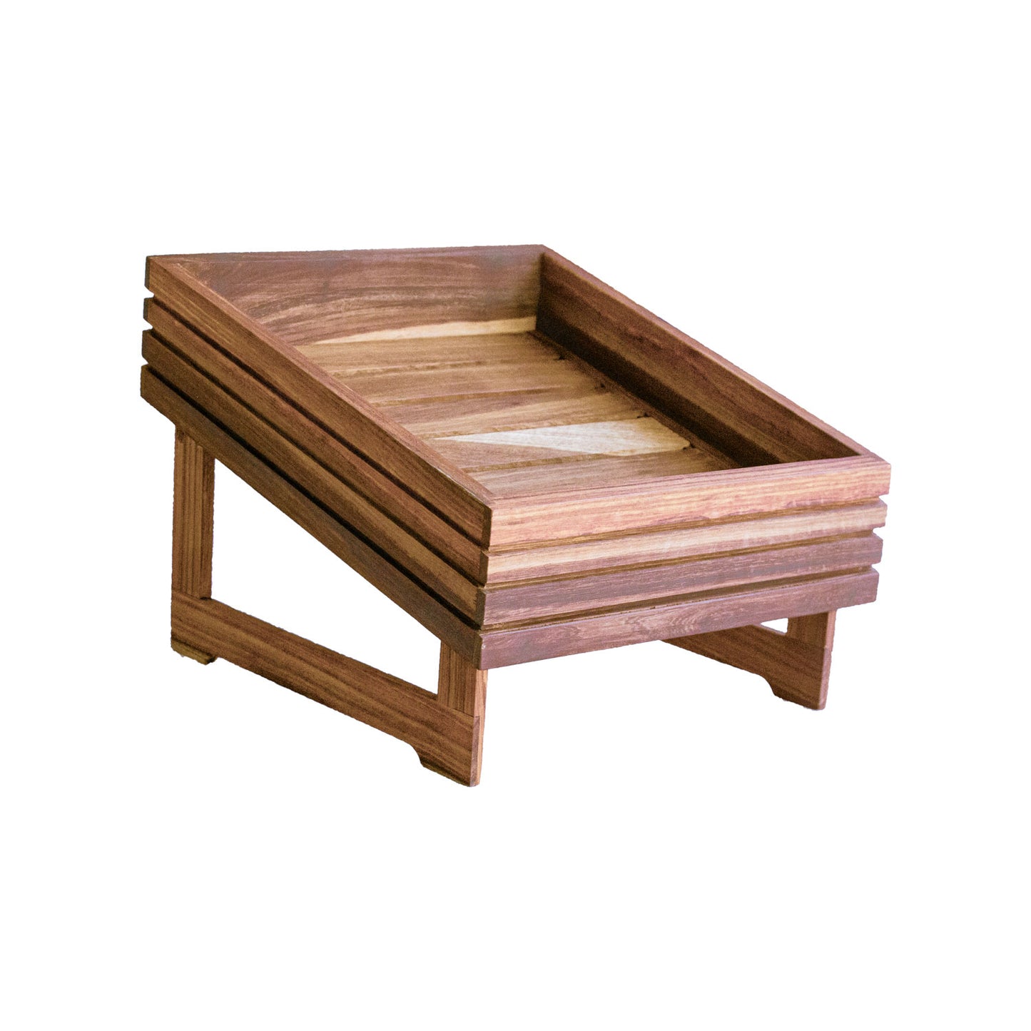 DISPLAY BASKETS WITH STAND – ANGLED – SINGLE TIER – 330 X 350 X 70MM