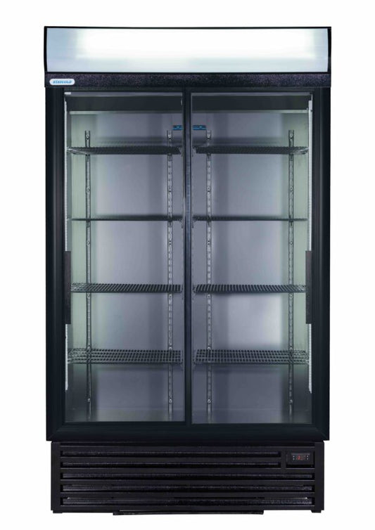 STAYCOLD Carbon Edition Double Sliding Door Cooler - Catering