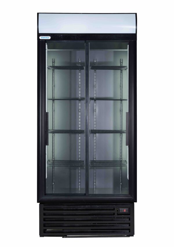 STAYCOLD Carbon Edition Double Sliding Door Cooler - Catering