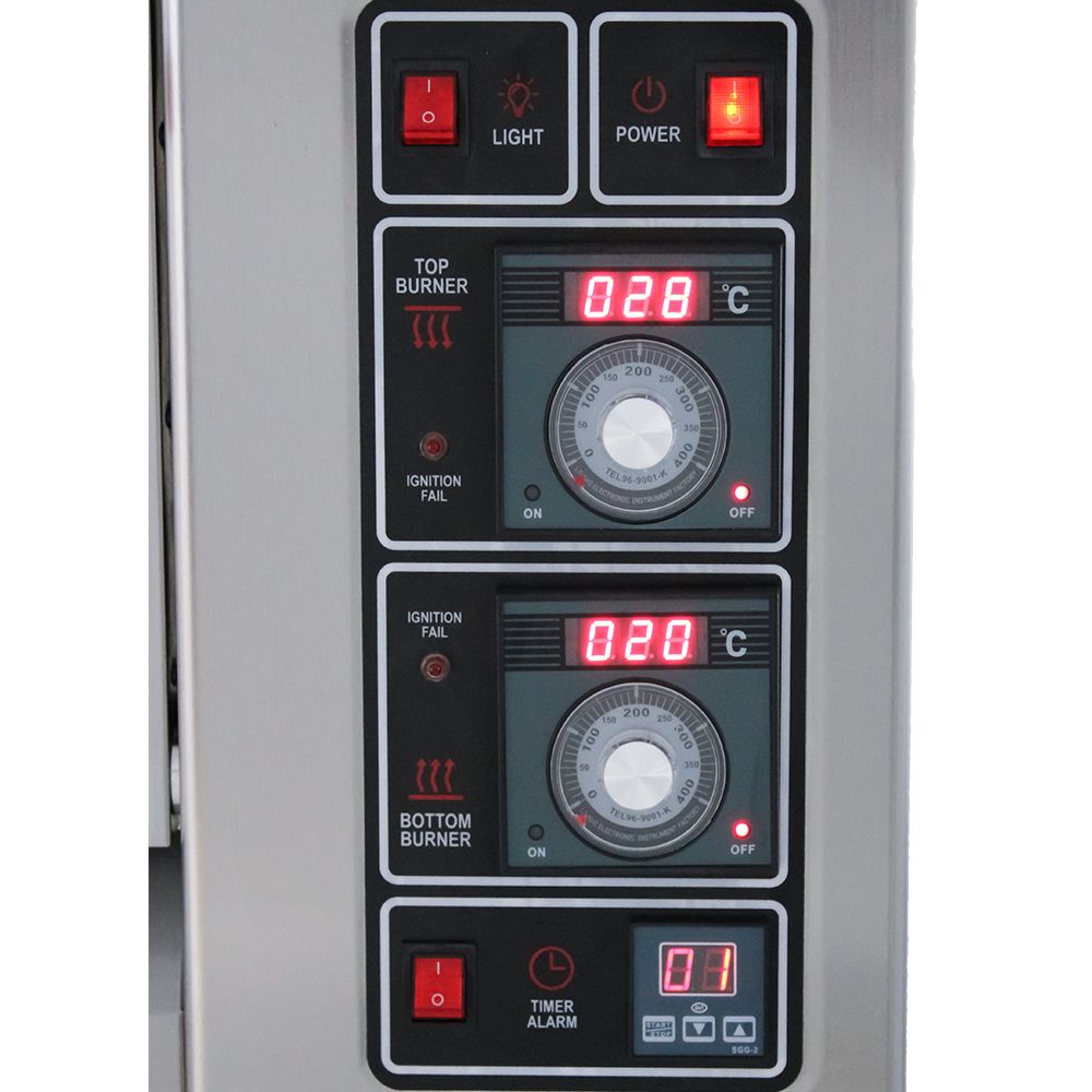 Single Deck Gas Oven - 3 Trays (BAKEMARK)