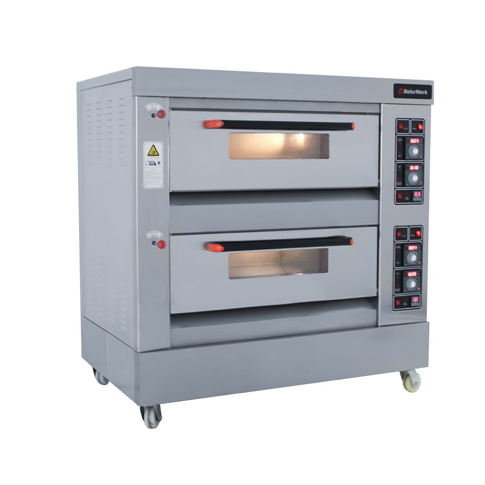 Double Deck Gas Oven - 1 Tray Per Deck (2) (BAKEMARK)