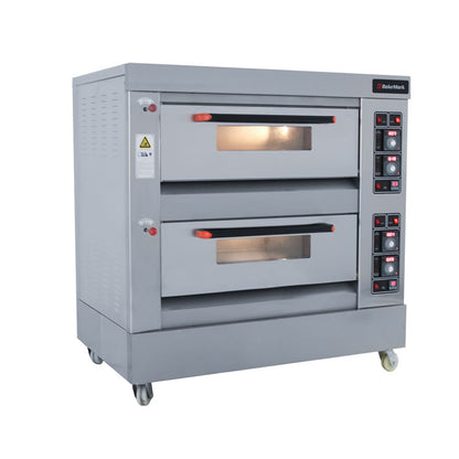 Double Deck Gas Oven - 1 Tray Per Deck (2) (BAKEMARK)