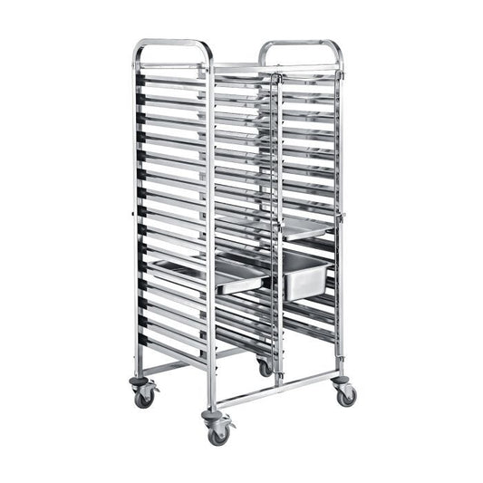 Stainless Steel Rack Trolley - 16 Tier (SMARTCHEF)