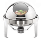 GATTO ECONOMY ROLL TOP ROUND CHAFER- WITH GLASS VISION