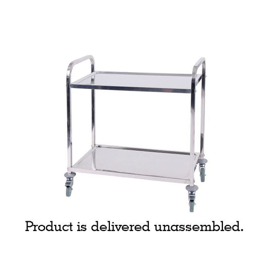 Stainless Steel Tea Trolley - 2 Tier (SMARTCHEF)