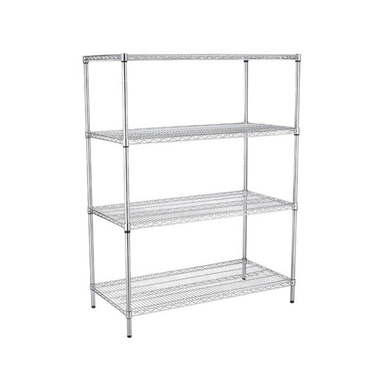 Floor Standing Chrome Shelving, 4 Tier - 1800mm (SMARTCHEF)